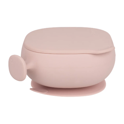 b.box-silicone bowl + lid - blush