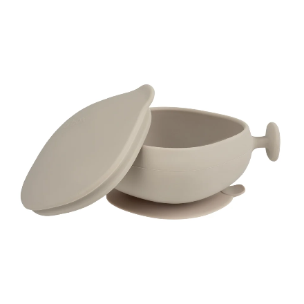 b.box-silicone bowl + lid - latte
