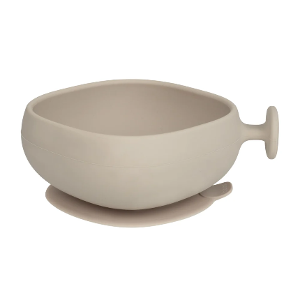 b.box-silicone bowl + lid - latte