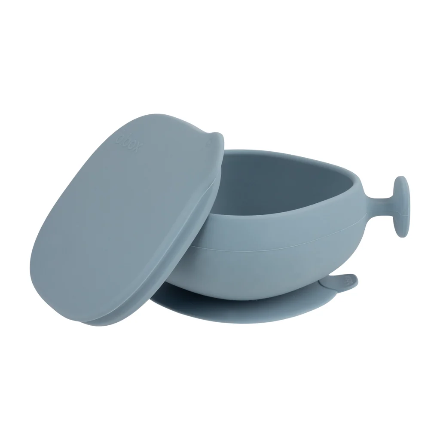 b.box-silicone bowl + lid - ocean