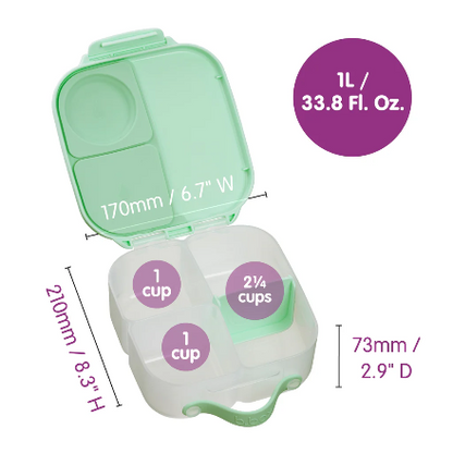 b.box-mini lunchbox - spearmint