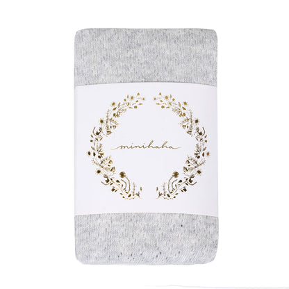 Minihaha-GREY MARL POINTELLE TIGHTS