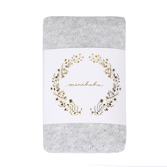 Minihaha-GREY MARL POINTELLE TIGHTS