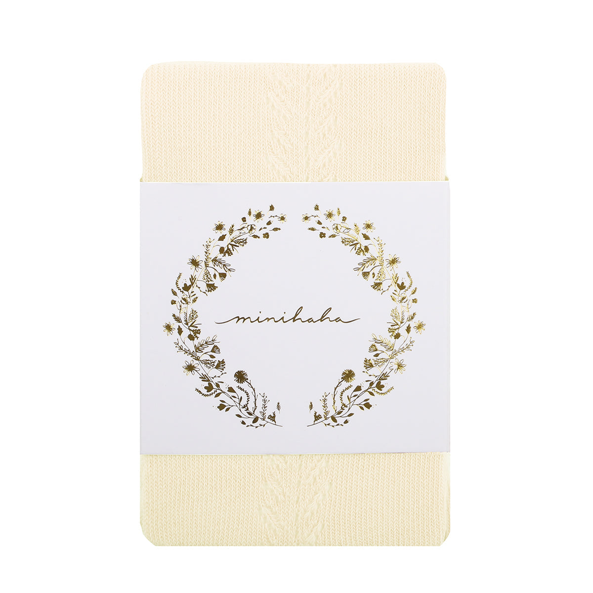 Minihaha-ALMOND OPEN WORK TIGHTS