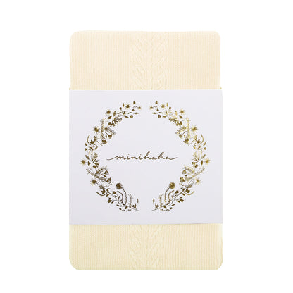 Minihaha-ALMOND OPEN WORK TIGHTS