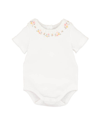 Bebe by Minihaha-WILLA ORGANIC EMB. COLLAR BODYSUIT