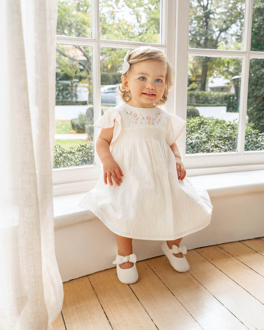 Bebe by Minihaha-WILLA EMBROIDERY DRESS