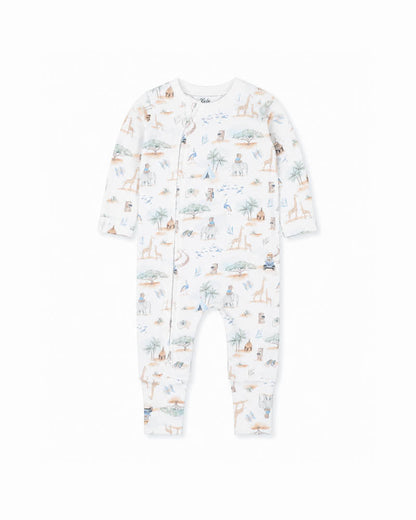 Bebe by Minihaha-BRADY ORGANIC LS ZIPSUIT