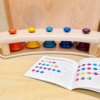 Playme-Pat Bells 5 Tones Bell Set with Stand – 5 Bells + 1 Stand | Musical Toy for Kids