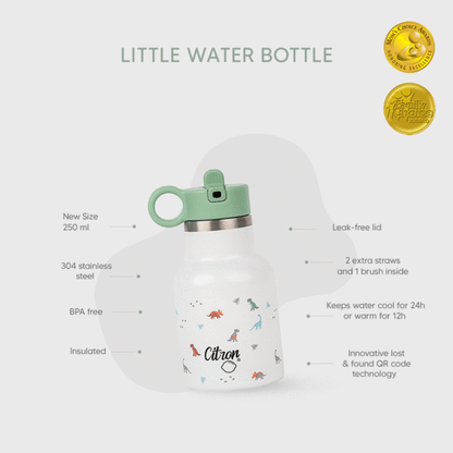 Citron-Little Water Bottle - QR-Enabled Lost-Proof 250ml