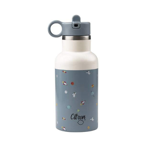 Citron-Little Big Water Bottle - QR-Enabled Lost-Proof 350ml - Spaceship