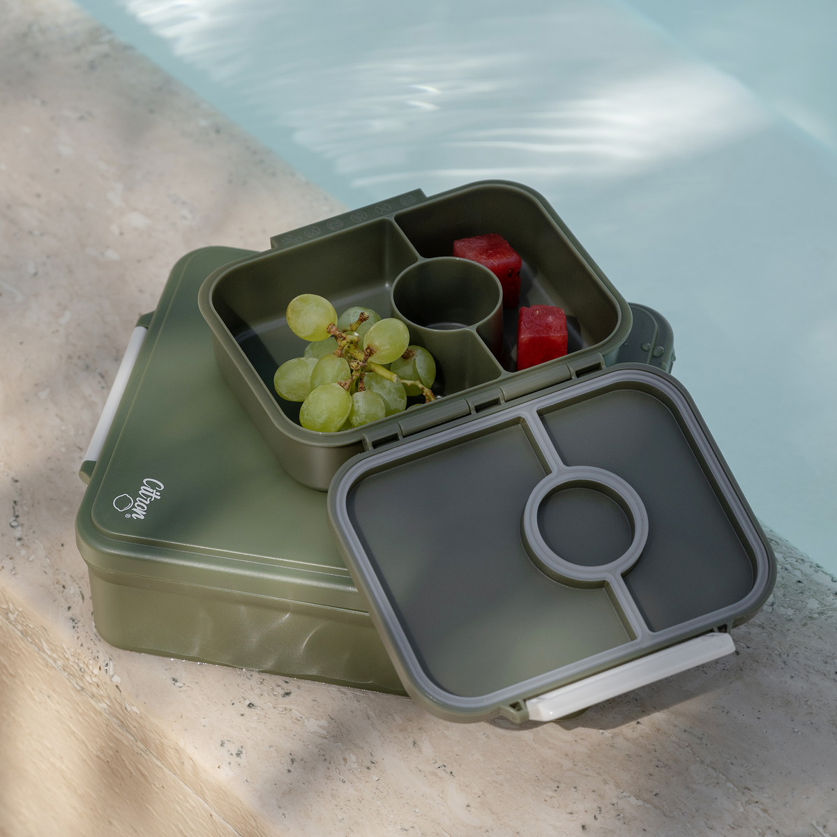 Citron-Tritan Snackbox Green
