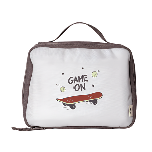 Citron-Insulated Square Lunch bag - Cool Kid