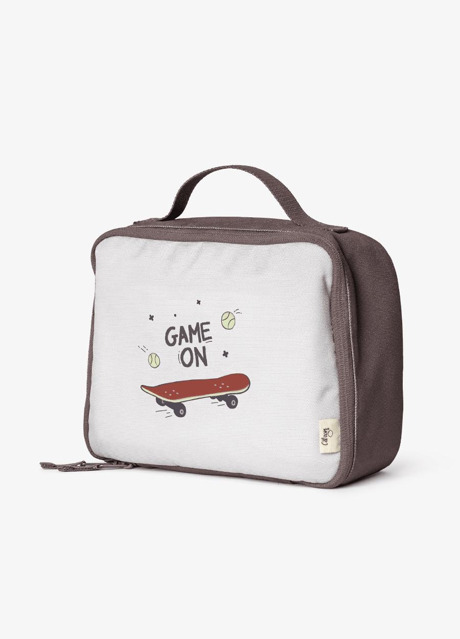 Citron-Insulated Square Lunch bag - Cool Kid