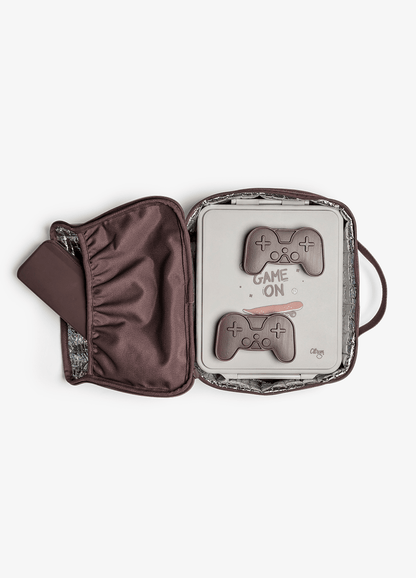 Citron-Insulated Square Lunch bag - Cool Kid