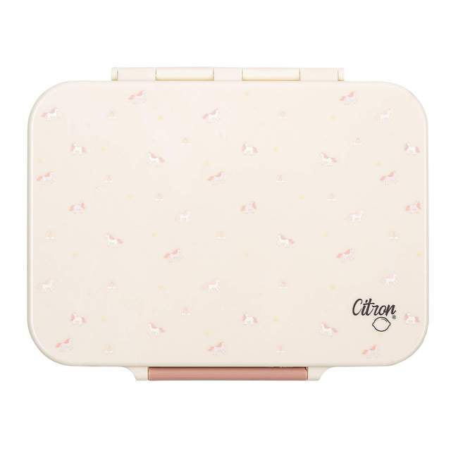 Citron-Incredible Tritan Lunch box with 4 compartments - Unicorn