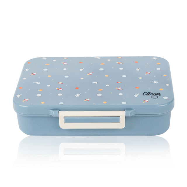 Citron-Incredible Tritan Lunch box with 4 compartments - Spaceship