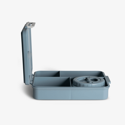 Citron-Grand Lunch Box - 4 Compartments - Spaceship Dusty Blue + Food Jar