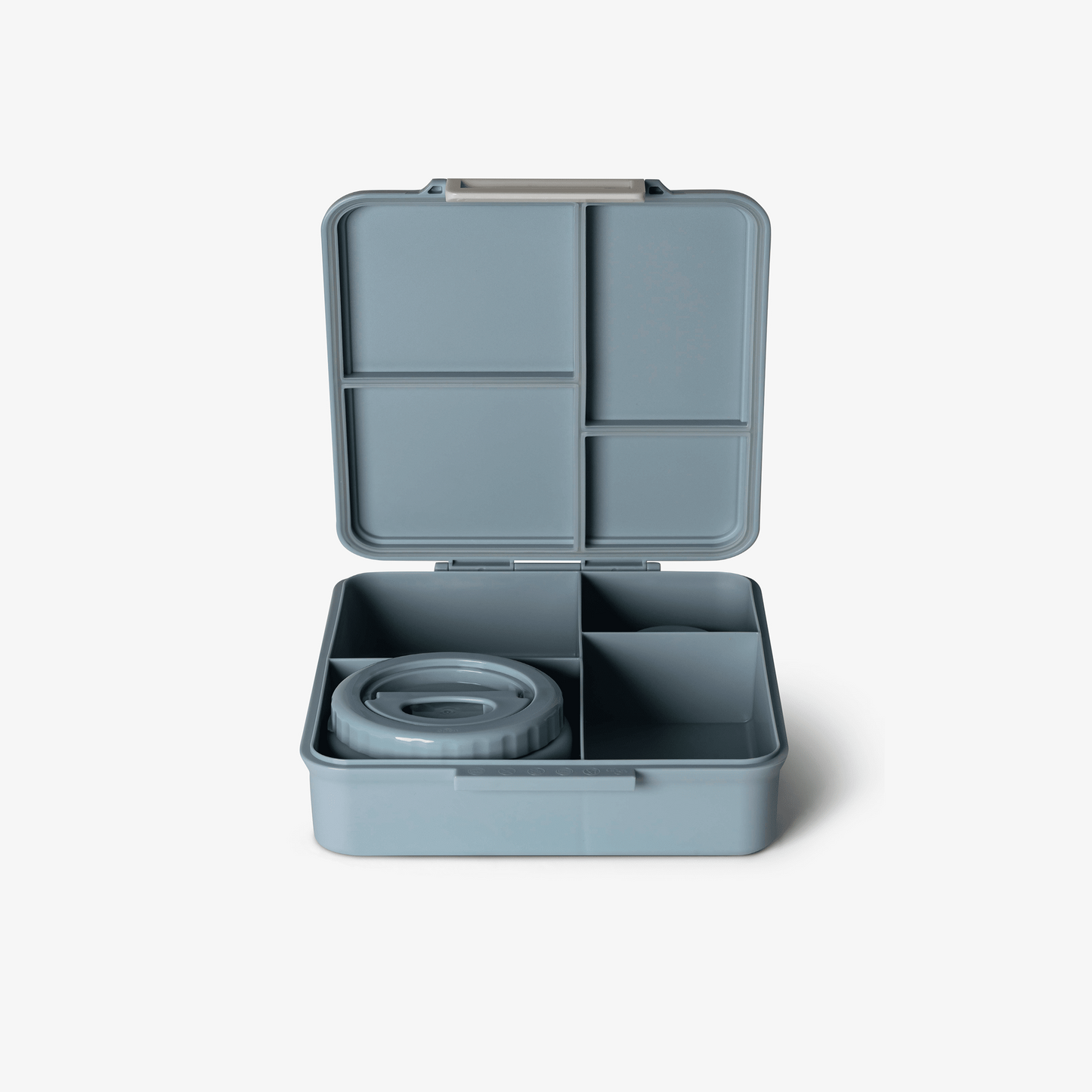 Citron-Grand Lunch Box - 4 Compartments - Spaceship Dusty Blue + Food Jar