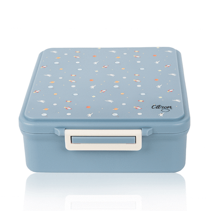 Citron-Grand Lunch box - 4 compartments with Hot Food Jar - Spaceship