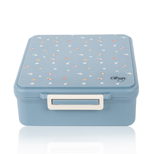Citron-Grand Lunch box - 4 compartments with Hot Food Jar - Spaceship