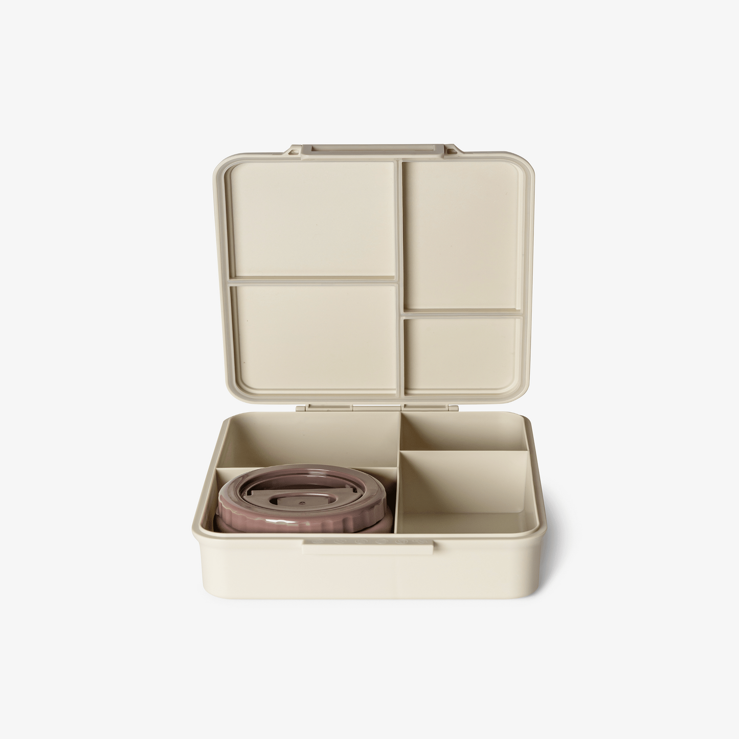 Citron-Grand Lunch Box - 4 Compartments - Vehicles + Food Jar