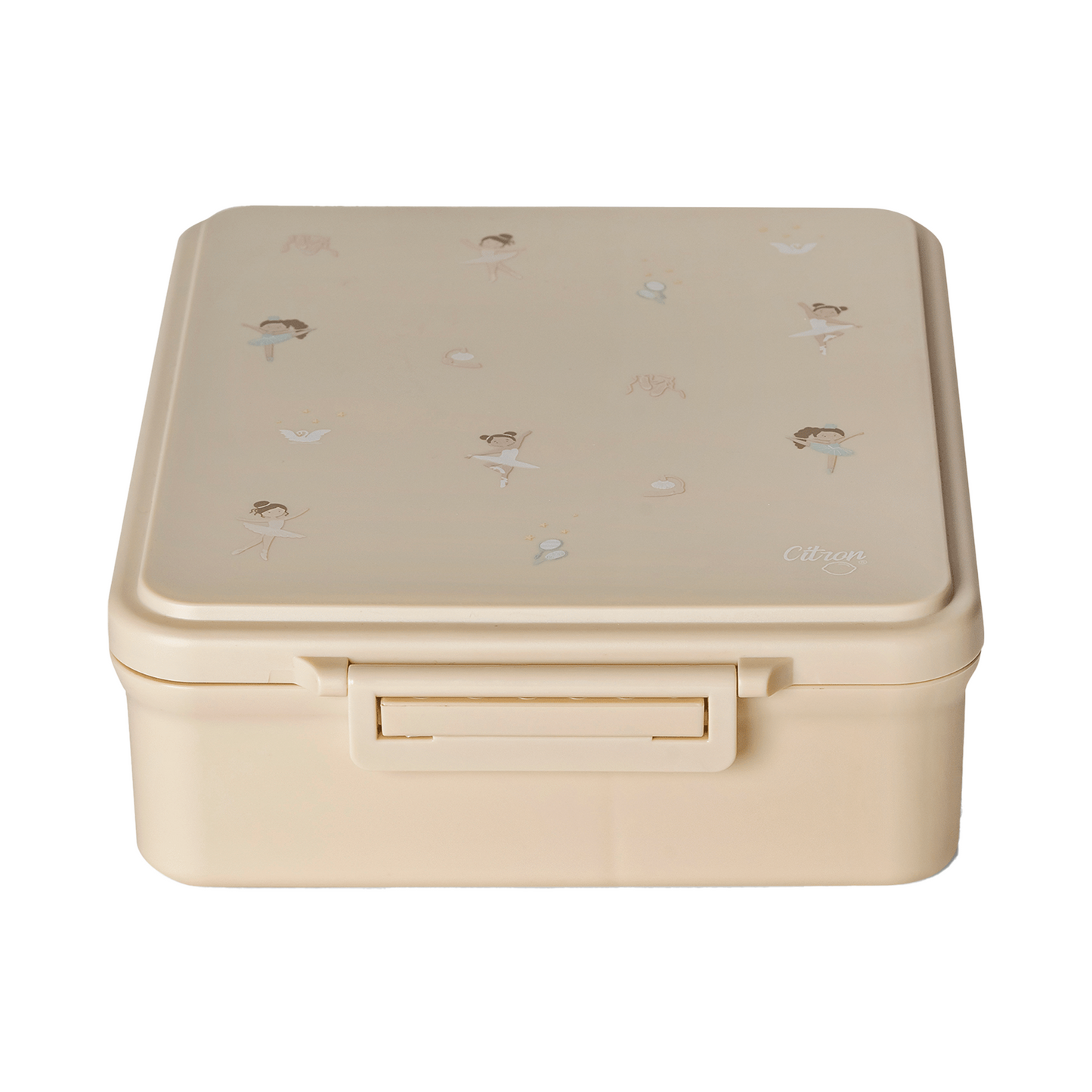 Citron-Grand Lunch Box - 4 Compartments - Ballerina + Food Jar