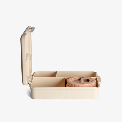 Citron-Grand Lunch Box - 4 Compartments - Ballerina + Food Jar