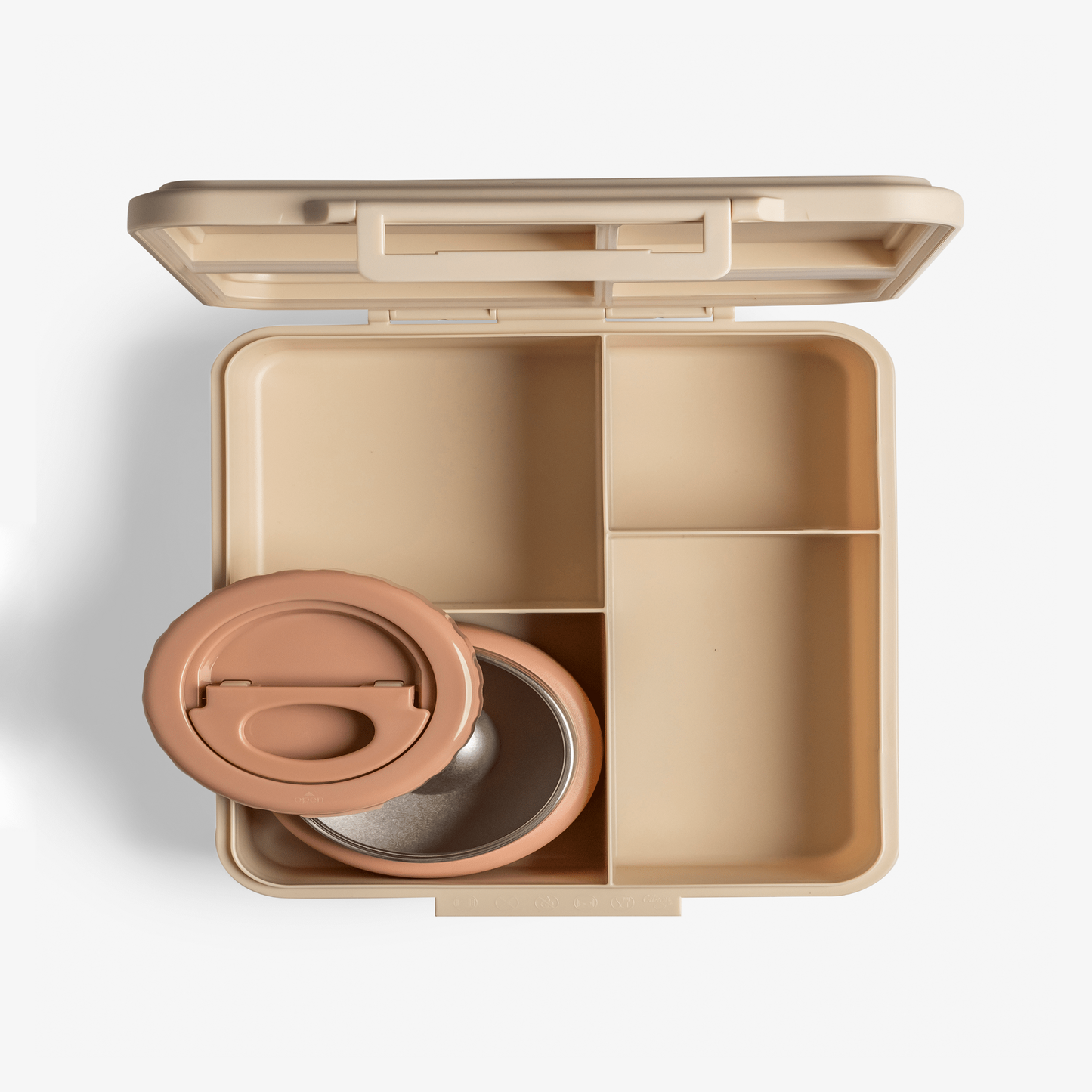 Citron-Grand Lunch Box - 4 Compartments - Ballerina + Food Jar