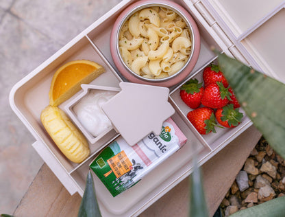 Citron-Grand Lunch Box - 4 Compartments - Ballerina + Food Jar