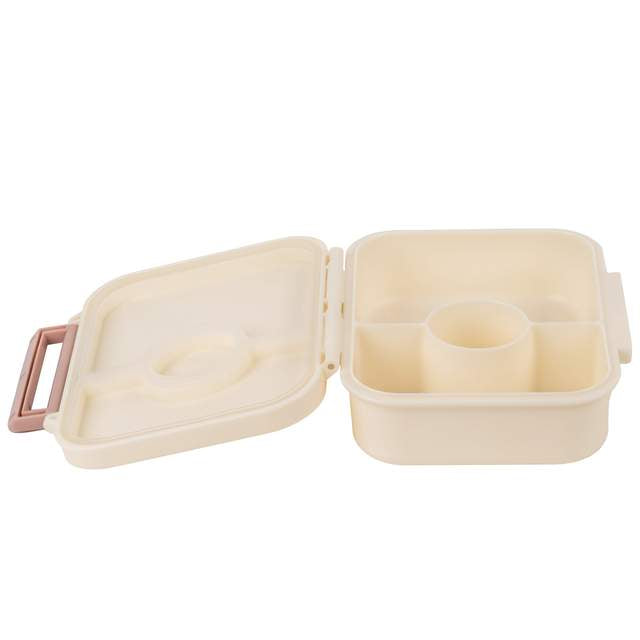 Citron-Absolut Tritan Snack box with 3 Compartments