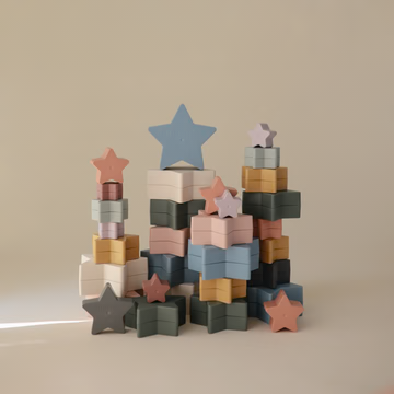 Mushie-Nesting Stars Toy