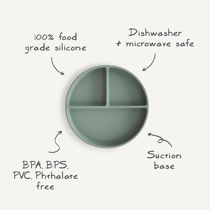 Mushie-Silicone Suction Plate