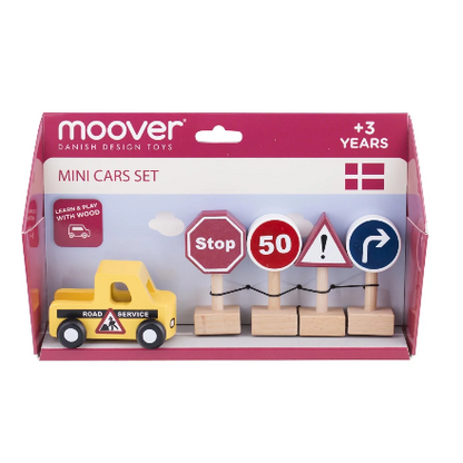 Moover -Mini Car Set - Road Work