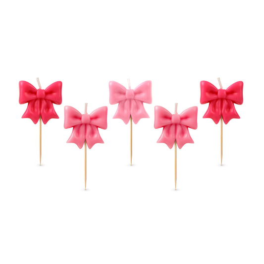 Fred-Wrap Party Birthday Candles - 5pcs Set Pink