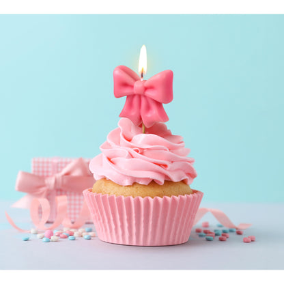 Fred-Wrap Party Birthday Candles - 5pcs Set Pink
