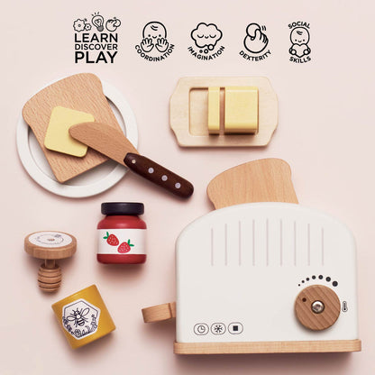 Le Toy Van-POP-UP TOASTER & BREAKFAST SET