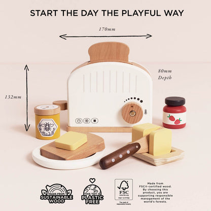 Le Toy Van-POP-UP TOASTER & BREAKFAST SET