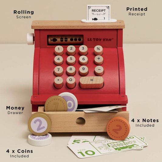 Le Toy Van-SHOP TILL - CASH REGISTER & MONEY