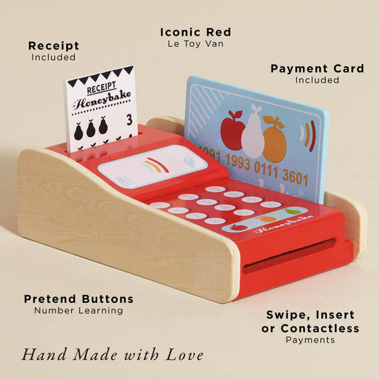 Le Toy Van-WOODEN SHOP CARD MACHINE
