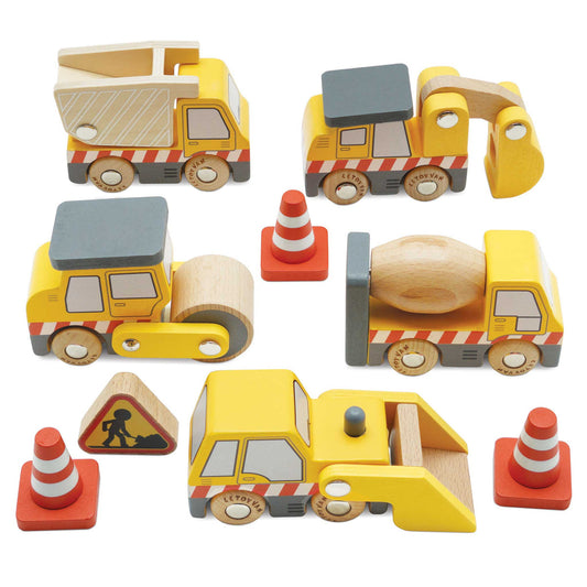 Le Toy Van-CONSTRUCTION TOY CARS, TRUCKS & DIGGERS