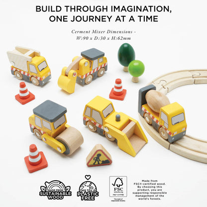 Le Toy Van-CONSTRUCTION TOY CARS, TRUCKS & DIGGERS