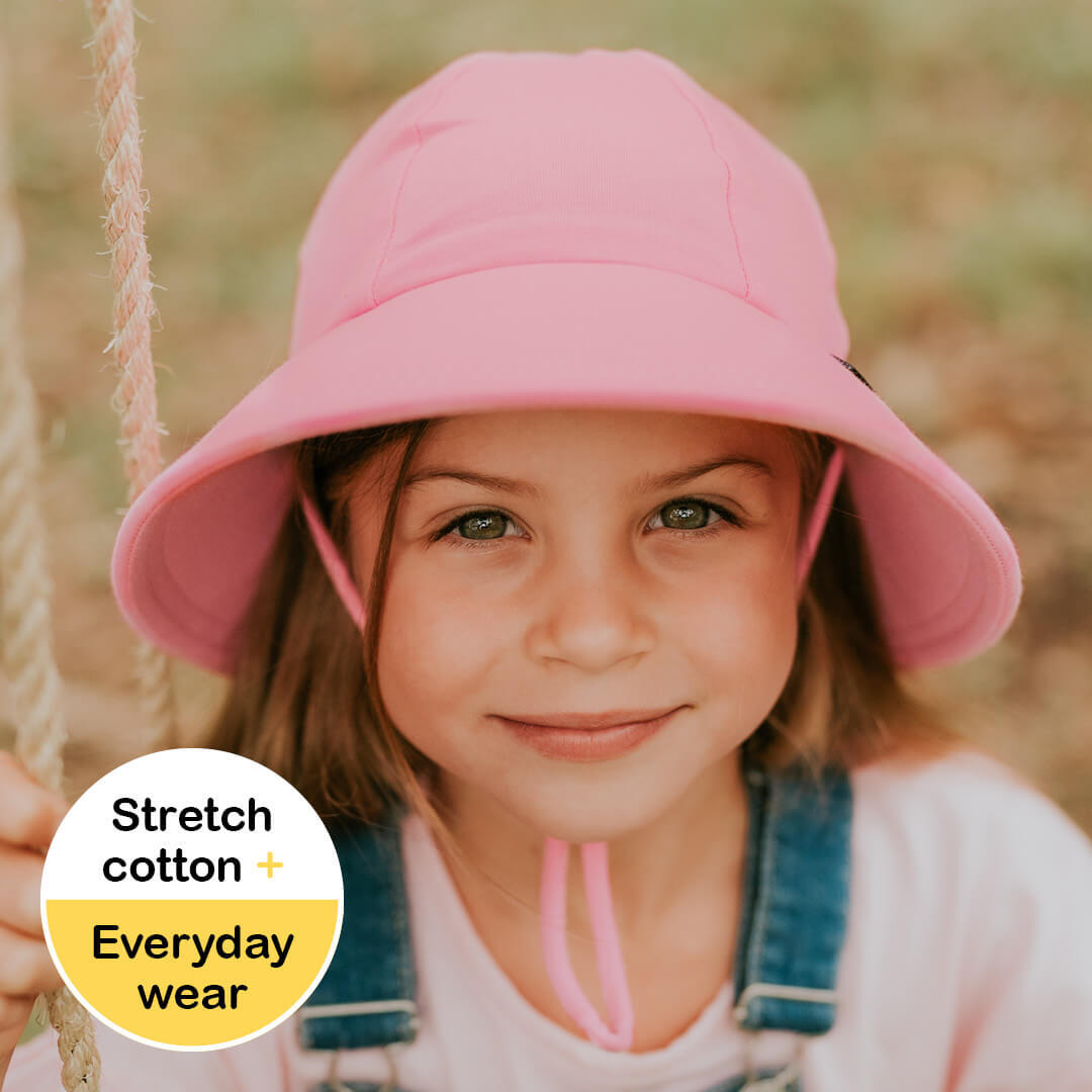 Bedhead hats-Ponytail Bucket Sun Hat - Baby Pink
