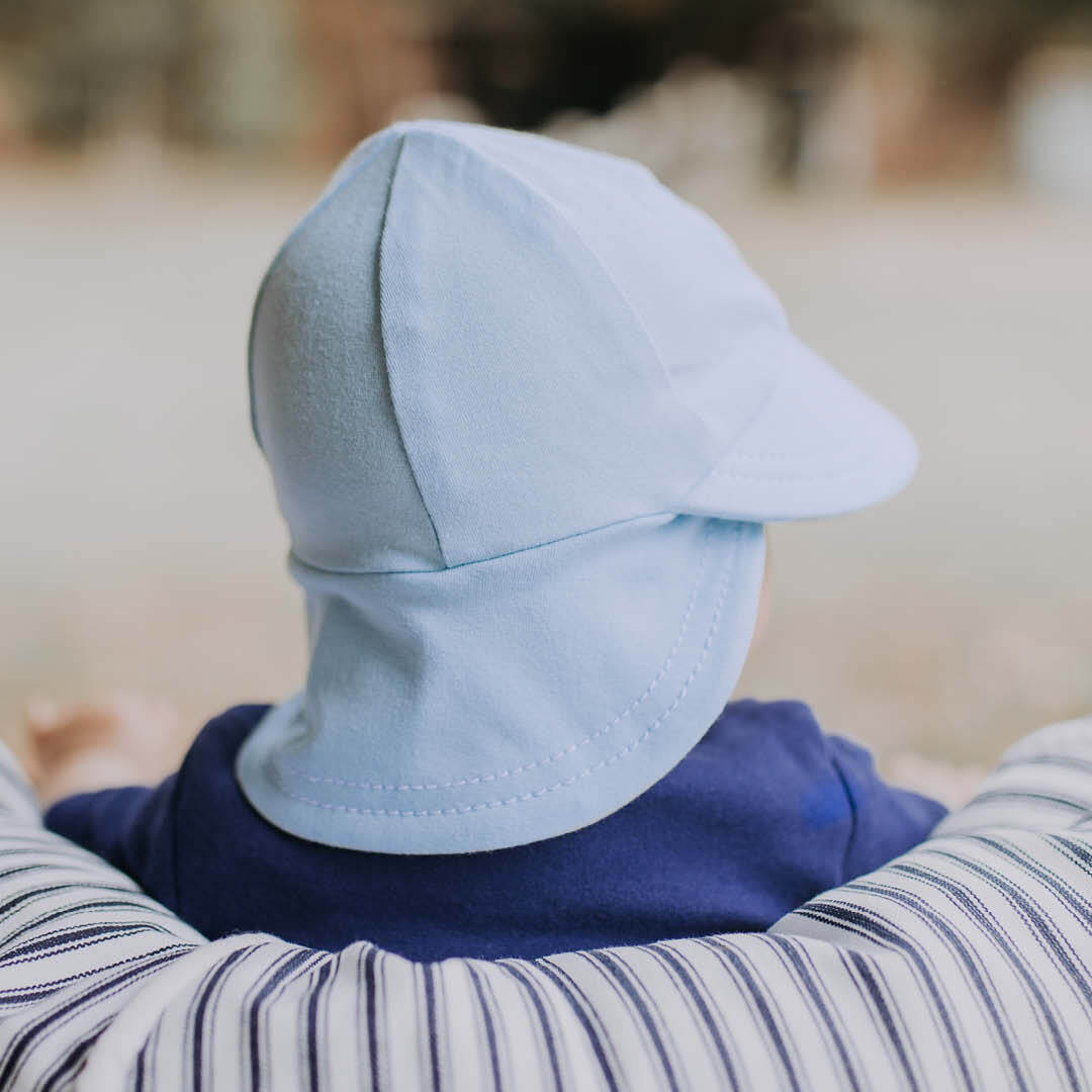 Bedhead hats-Legionnaire Hat with Strap - Baby Blue