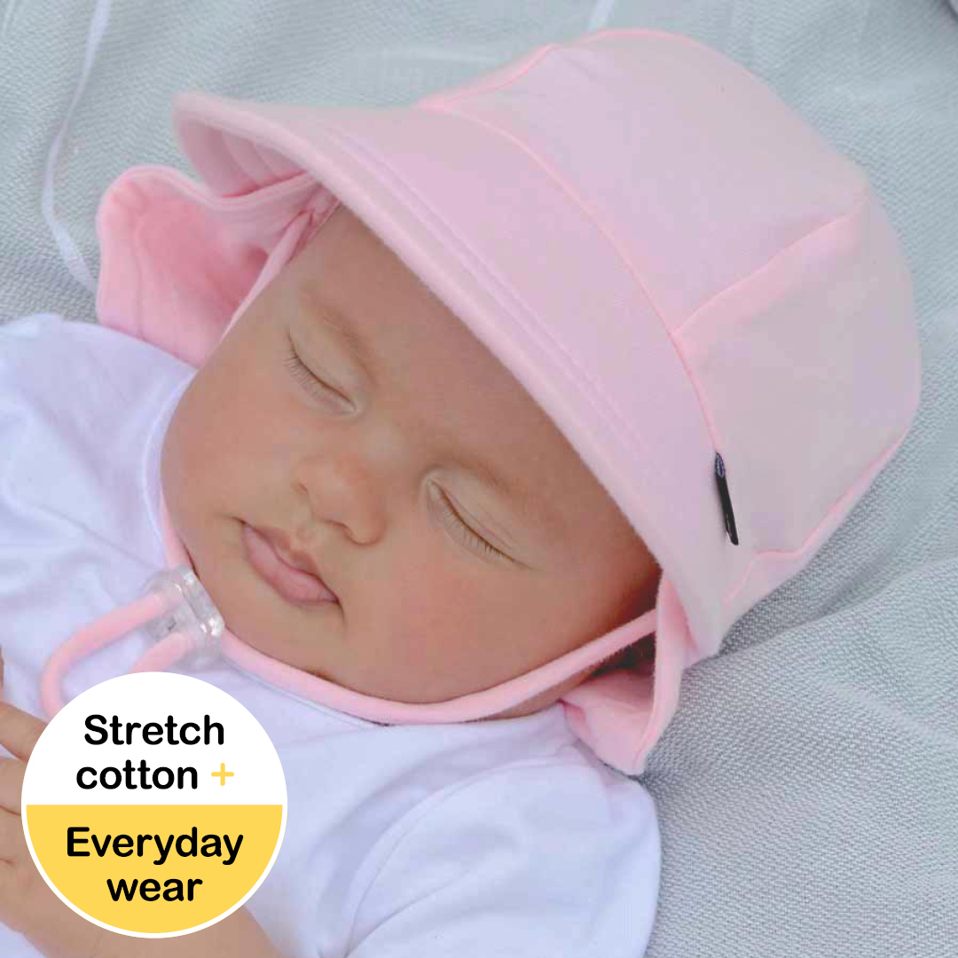 Bedhead hats-Legionnaire Hat with Strap - Blush