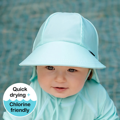 Bedhead hats-Beach Legionnaire Flap Hat - Aqua