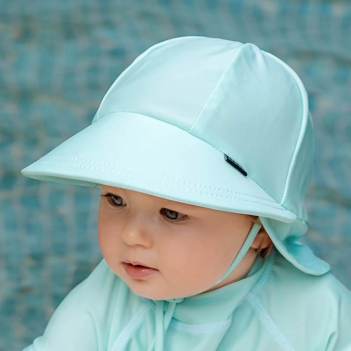 Bedhead hats-Beach Legionnaire Flap Hat - Aqua