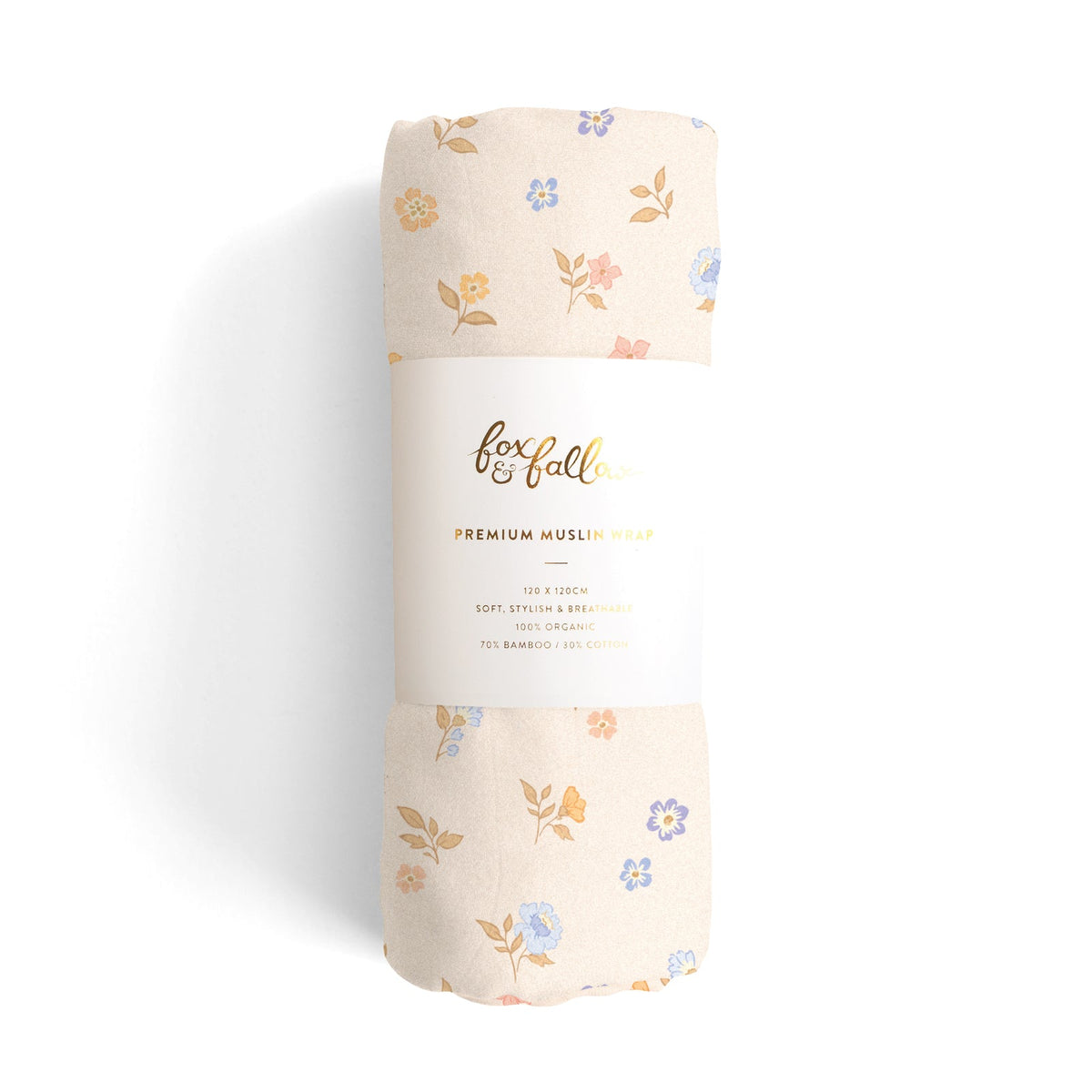 Fox&Fallow-Meadow / Sweet Pea Organic Muslin Wrap Set