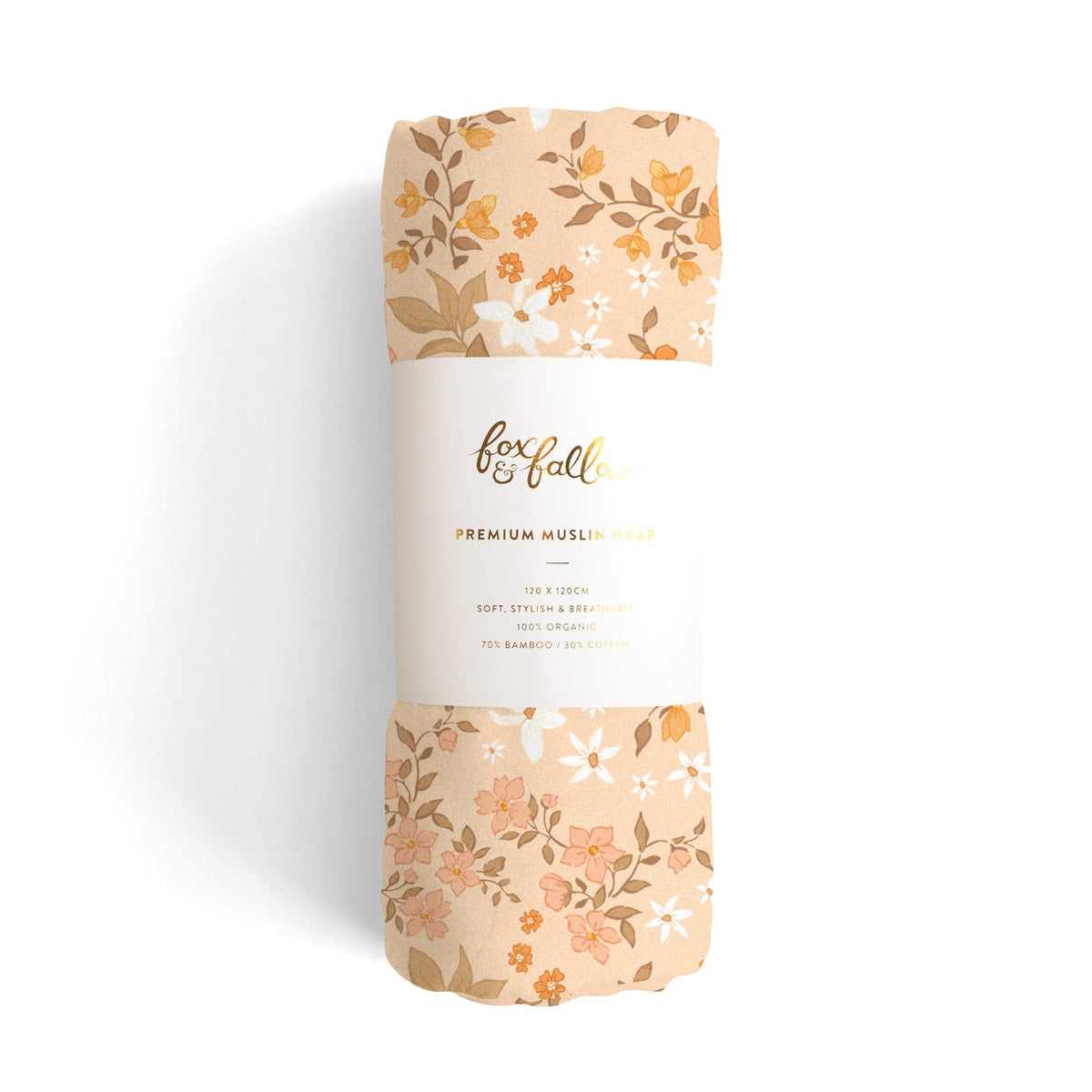 Fox&Fallow-Meadow / Sweet Pea Organic Muslin Wrap Set