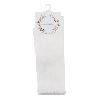 Minihaha-CLOUD POINTELLE KNEE HIGHS